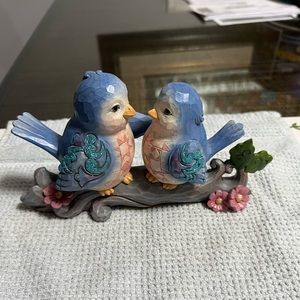 Jim shore Blue birds on branch